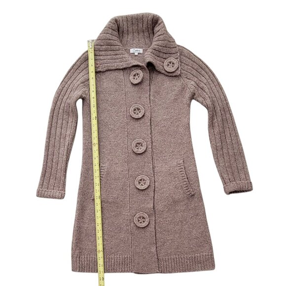 VTG Carducci Lambswool Alpaca Blend Cardigan Sweater Longline Duster - Picture 9 of 13